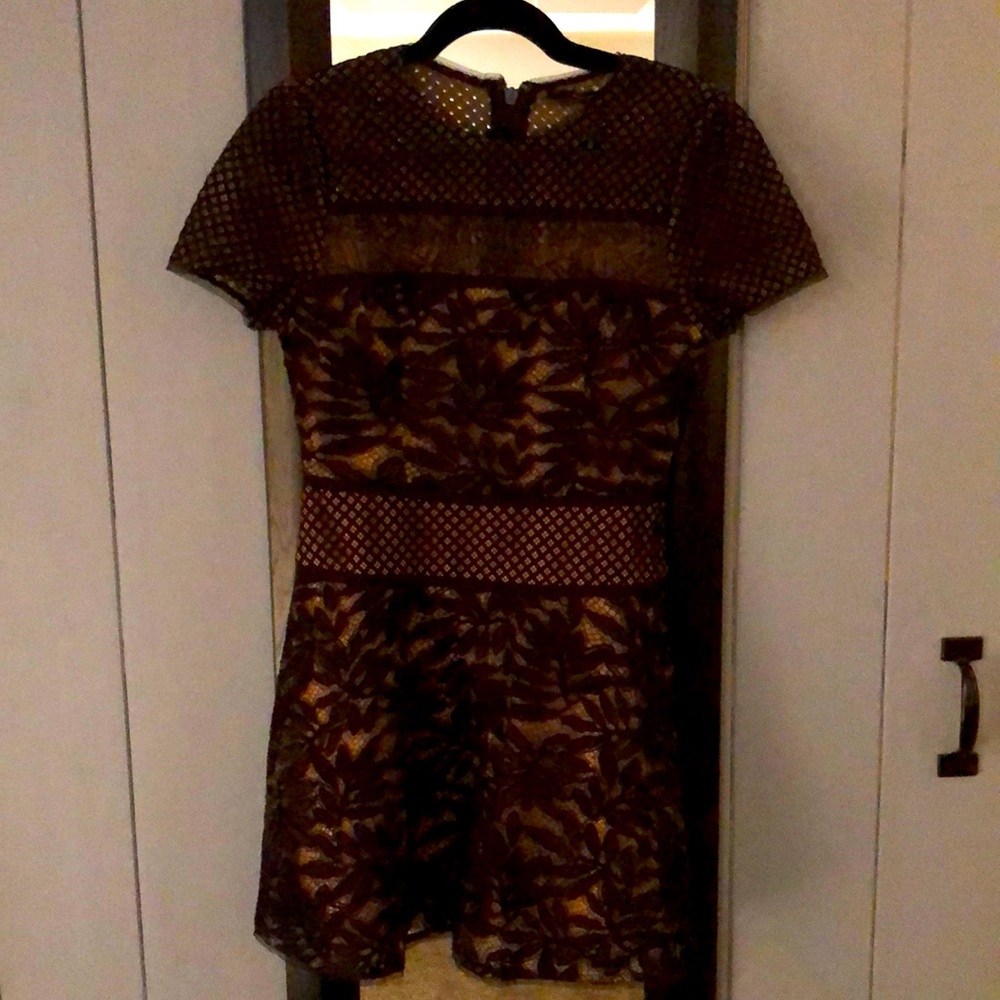 BCBG Max Azria Mini Lace Dress